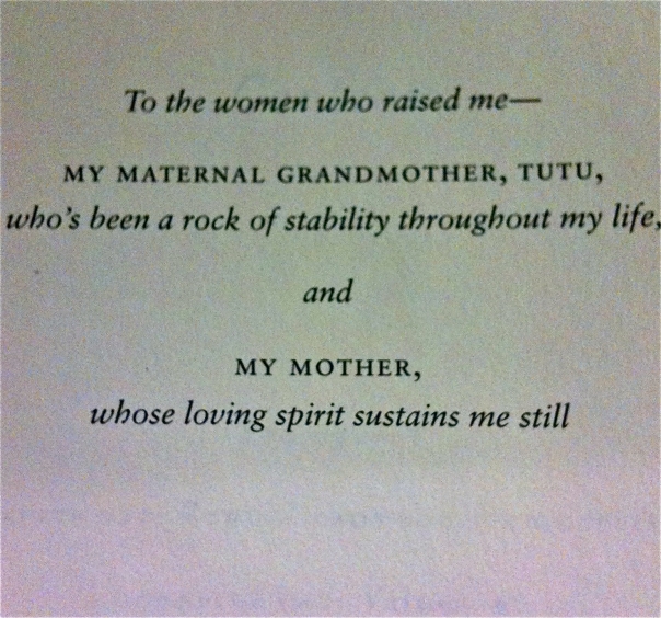 Dedication in The Audacity of Hope by @BarackObama To the women who raised me. 